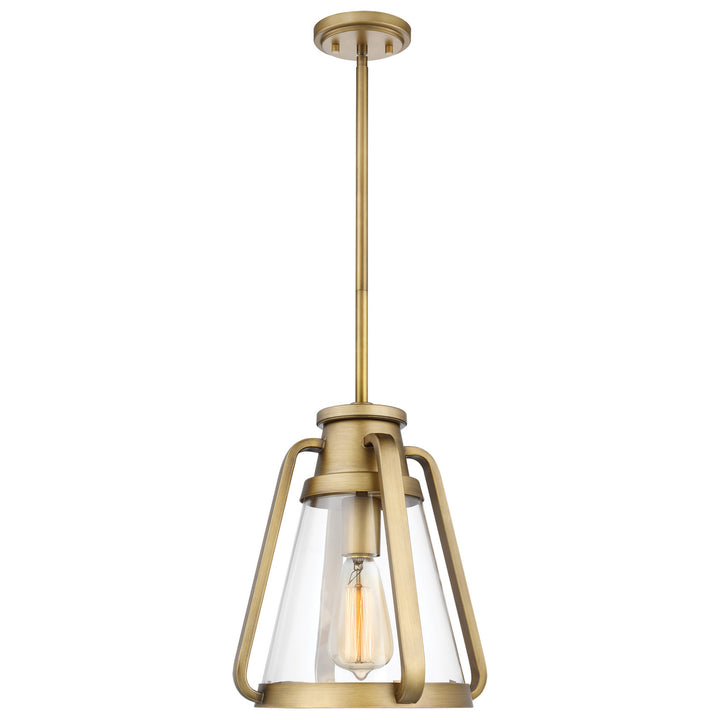 Nuvo Everett 60-7562 Pendant Light - Natural Brass