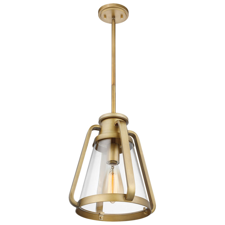 Nuvo Everett 60-7562 Pendant Light - Natural Brass