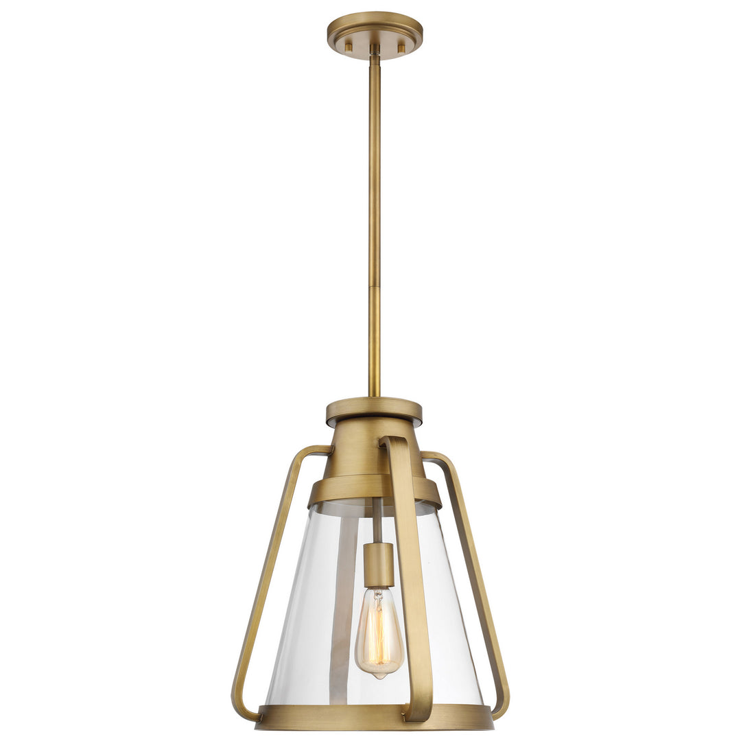 Nuvo Everett 60-7563 Pendant Light - Natural Brass