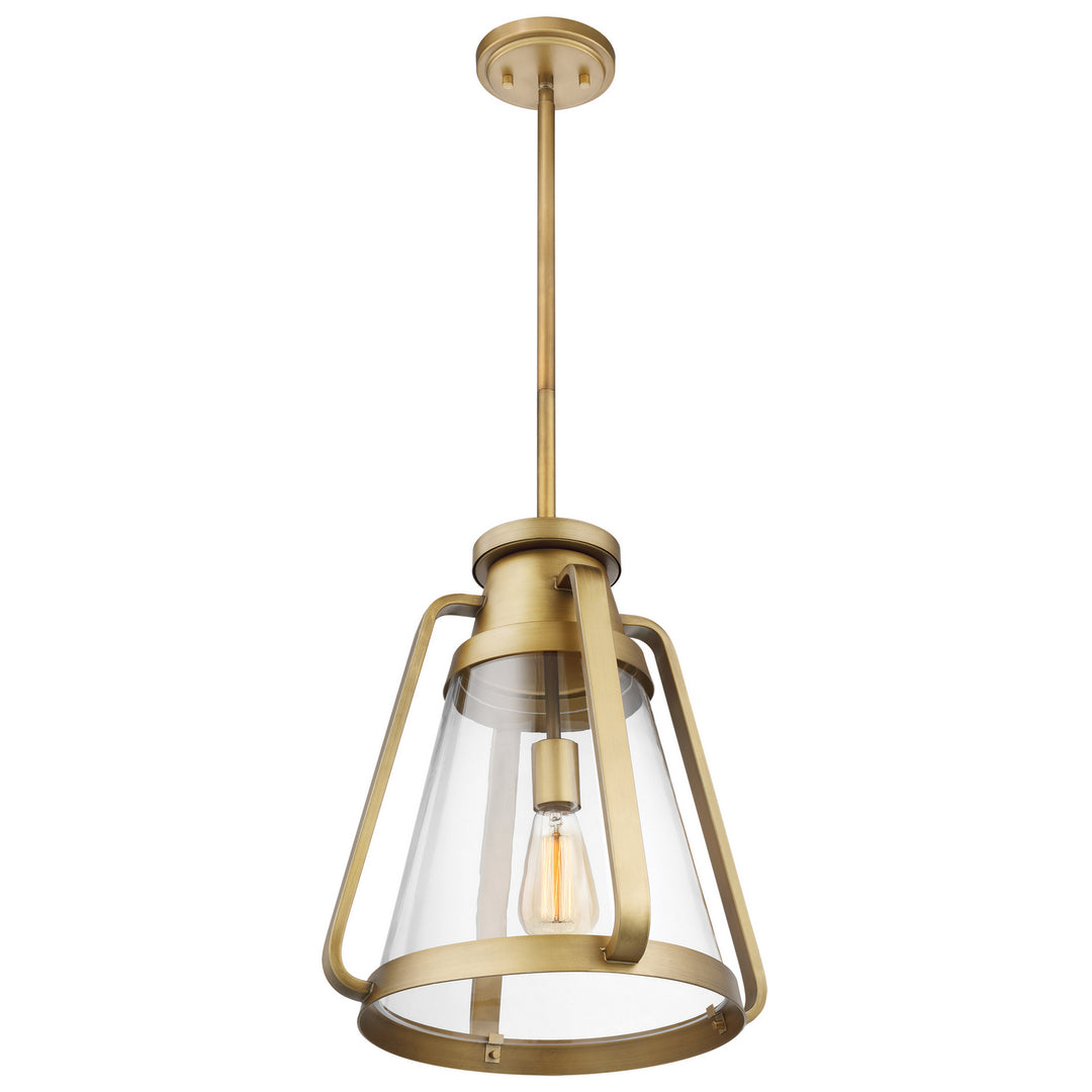 Nuvo Everett 60-7563 Pendant Light - Natural Brass