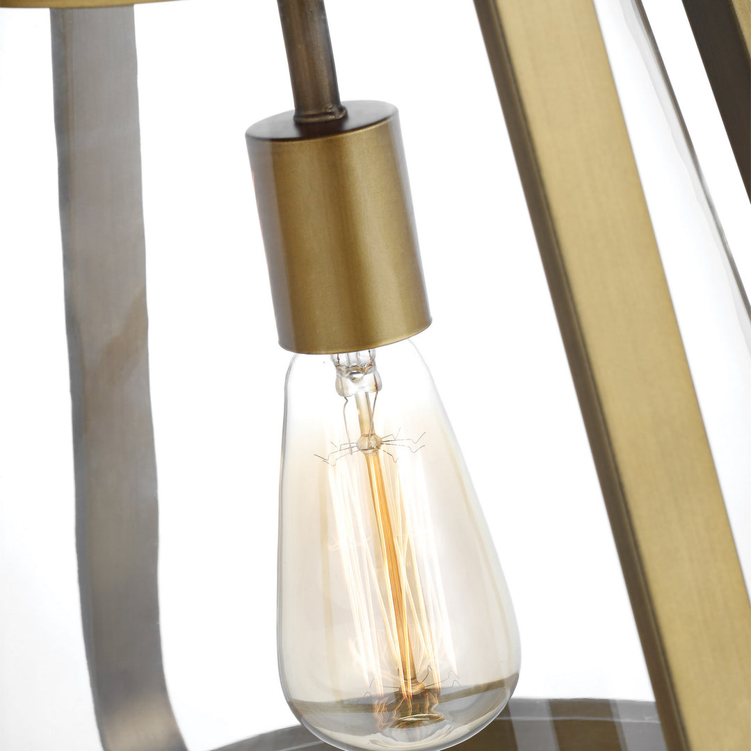 Nuvo Everett 60-7563 Pendant Light - Natural Brass