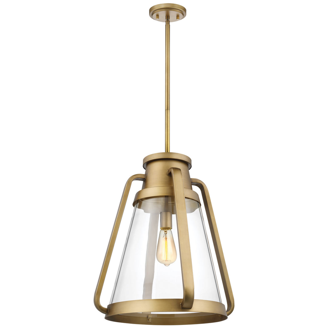 Nuvo Everett 60-7564 Pendant Light - Natural Brass