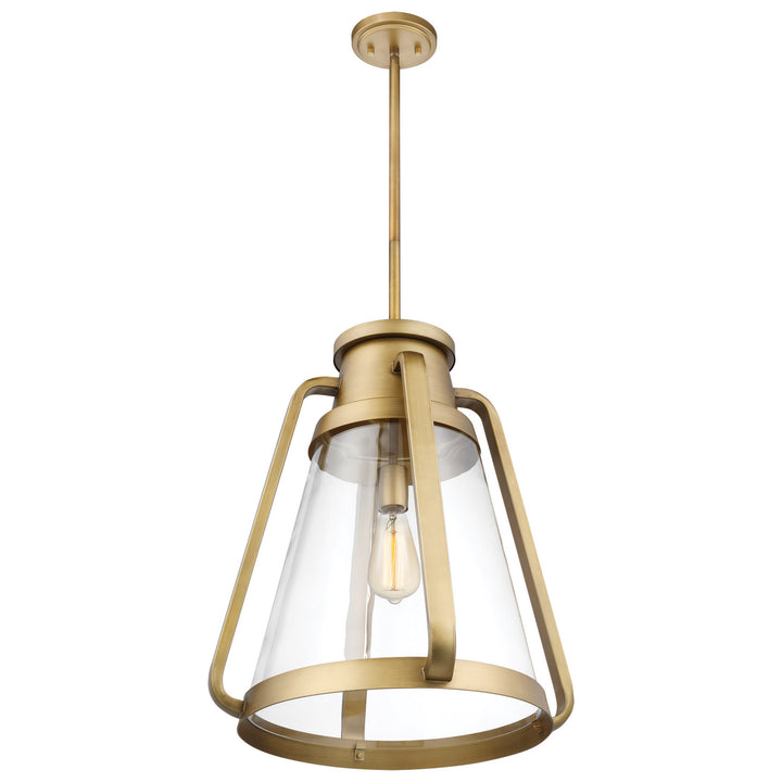 Nuvo Everett 60-7564 Pendant Light - Natural Brass