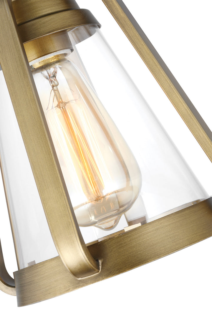 Nuvo Everett 60-7565 Wall Light - Natural Brass