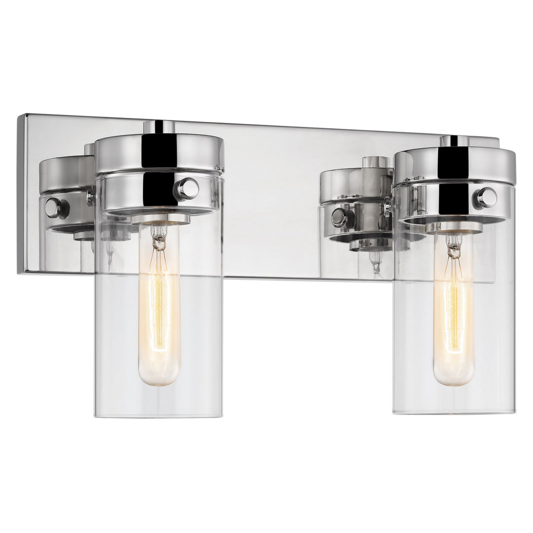 Nuvo Intersection 60-7632 Bath Vanity Light 15 in. wide - Polished Nickel