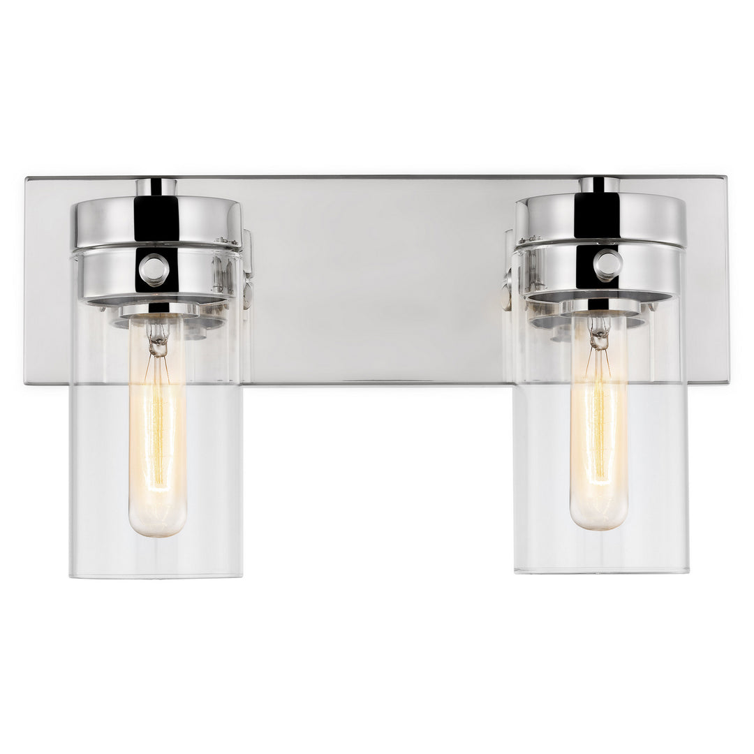 Nuvo Intersection 60-7632 Bath Vanity Light 15 in. wide - Polished Nickel