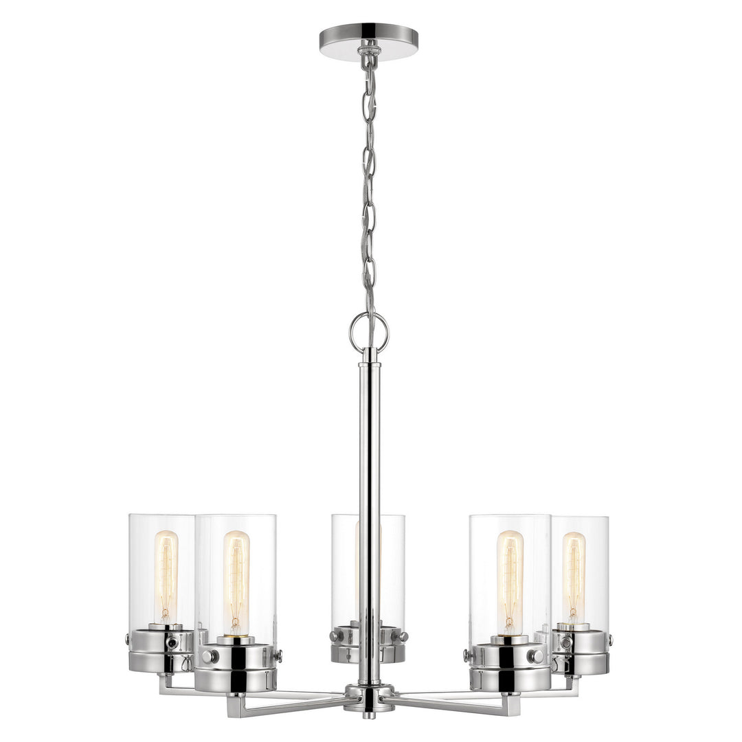 Nuvo Intersection 60-7635 Chandelier Light - Polished Nickel