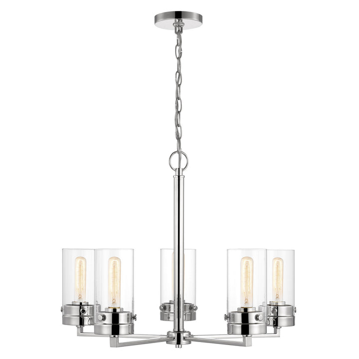Nuvo Intersection 60-7635 Chandelier Light - Polished Nickel