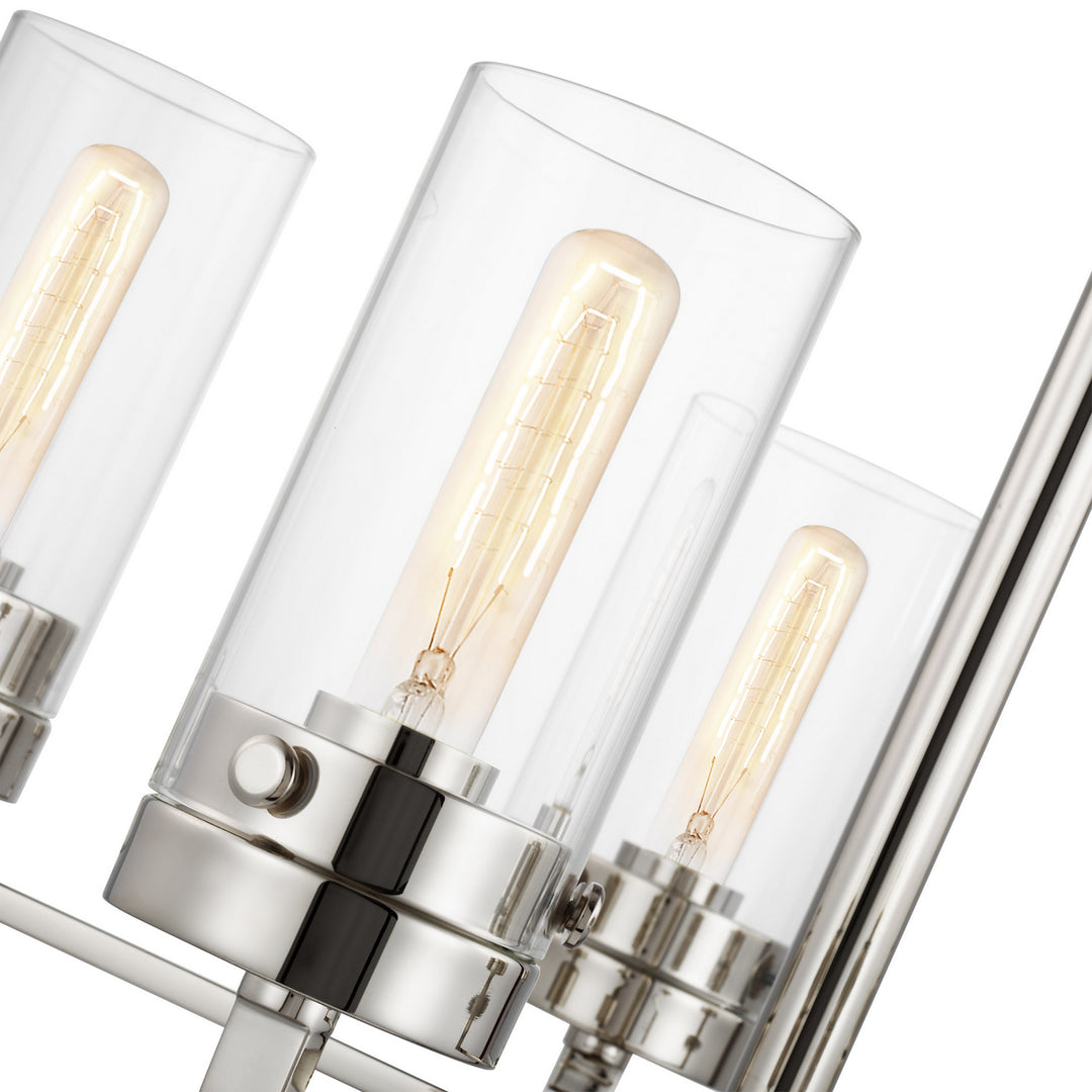 Nuvo Intersection 60-7635 Chandelier Light - Polished Nickel