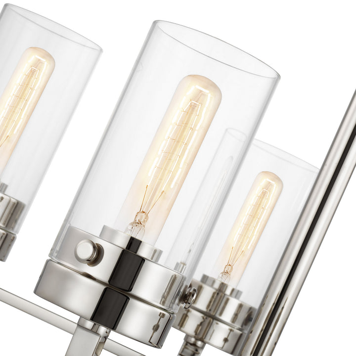 Nuvo Intersection 60-7635 Chandelier Light - Polished Nickel