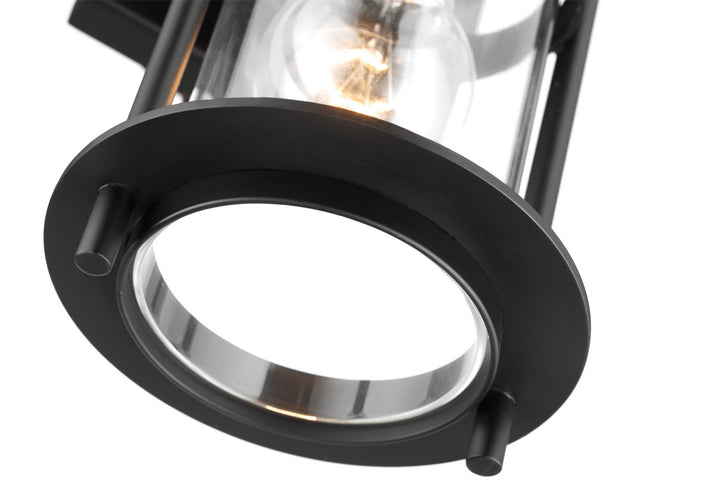 Nuvo Lighting 60-7640 Bracer One Light Wall Lantern Outdoor Black