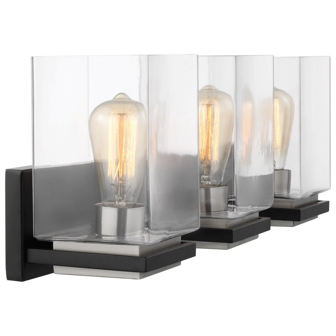 Nuvo Crossroads 60-7653 Bath Vanity Light 23 in. wide - Matte Black