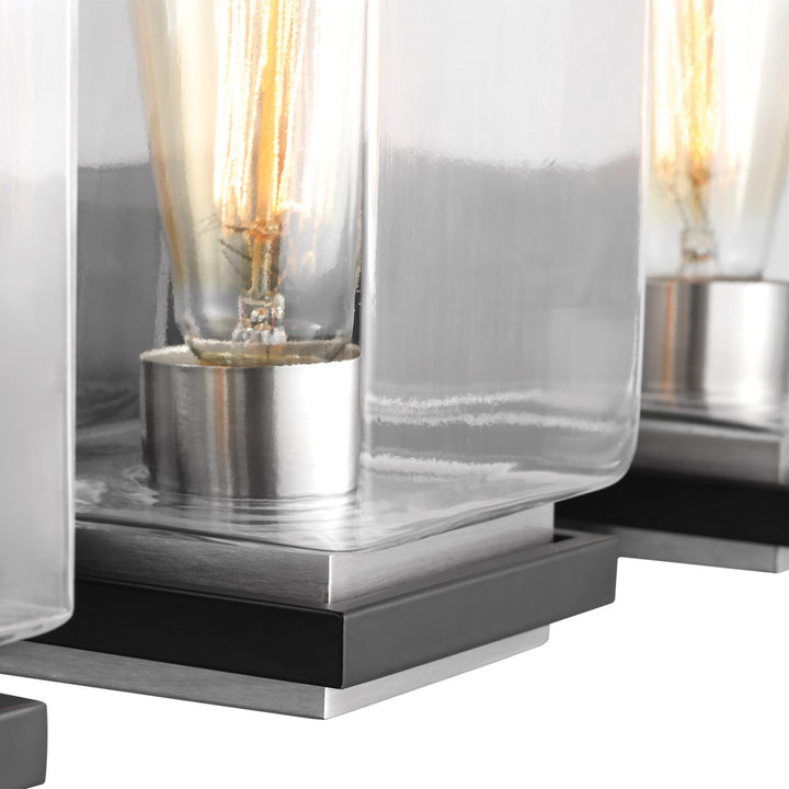 Nuvo Crossroads 60-7653 Bath Vanity Light 23 in. wide - Matte Black