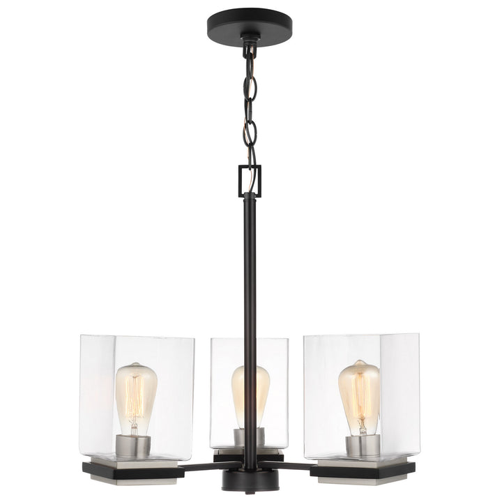 Nuvo Crossroads 60-7655 Chandelier Light - Matte Black