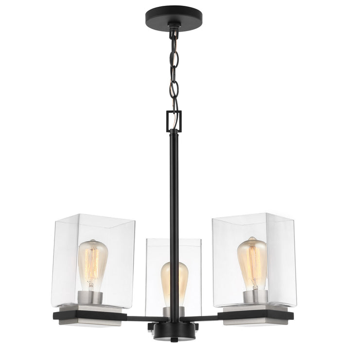 Nuvo Crossroads 60-7655 Chandelier Light - Matte Black