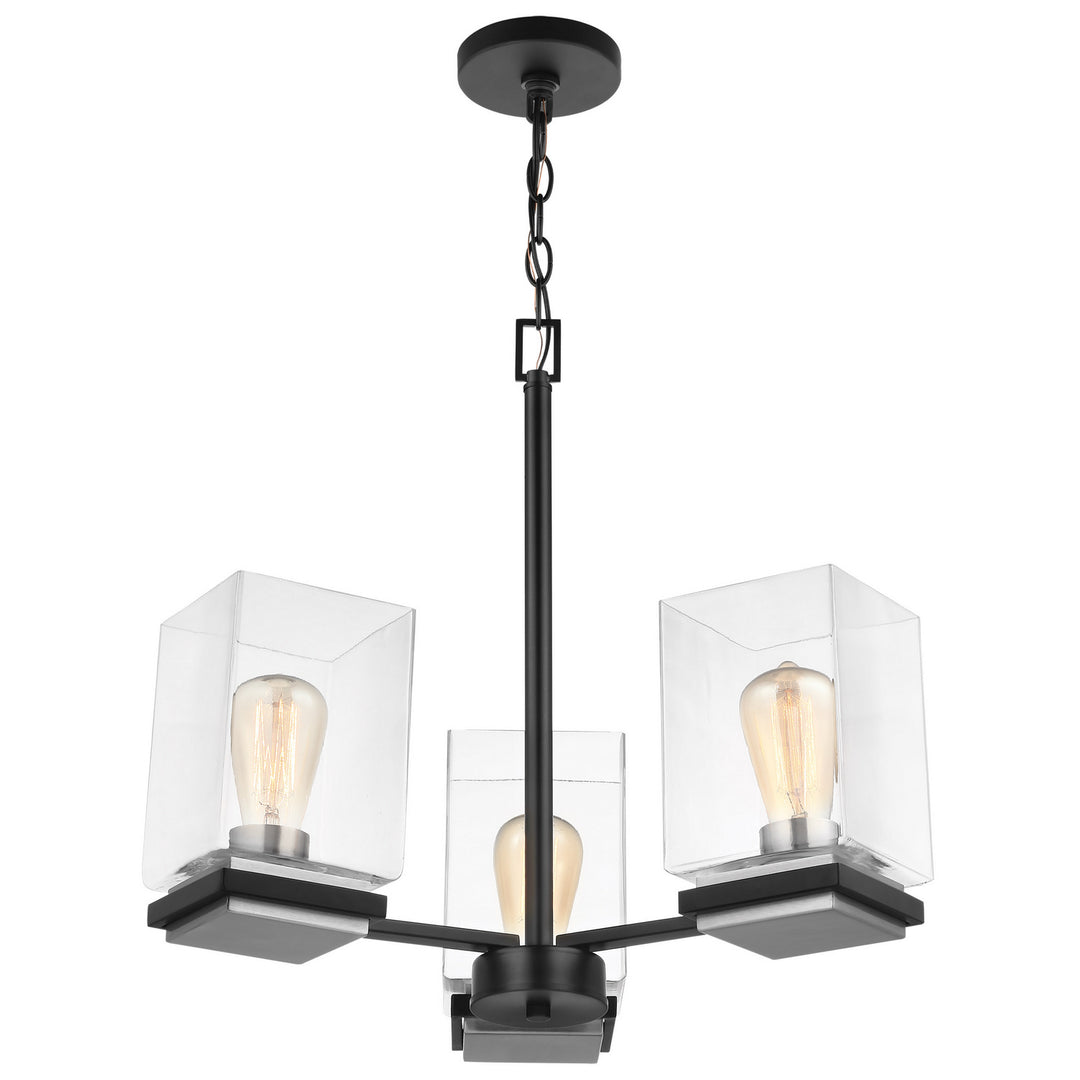 Nuvo Crossroads 60-7655 Chandelier Light - Matte Black