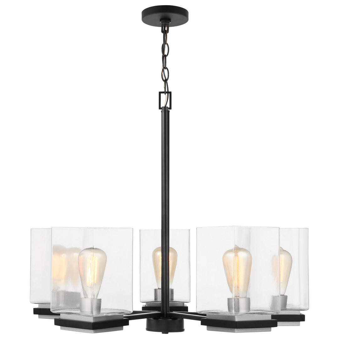 Nuvo Crossroads 60-7656 Chandelier Light - Matte Black