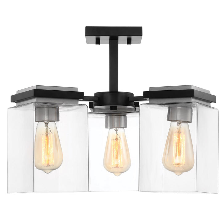 Nuvo Crossroads 60-7658 Ceiling Light - Matte Black