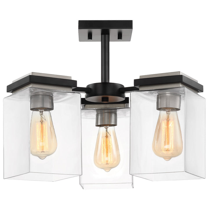 Nuvo Crossroads 60-7658 Ceiling Light - Matte Black