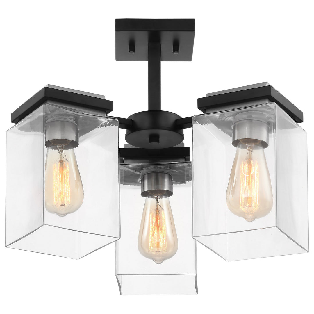 Nuvo Crossroads 60-7658 Ceiling Light - Matte Black
