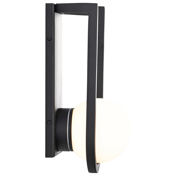 Nuvo Lighting 62-1619 Cradle Led Wall Lantern Outdoor Black