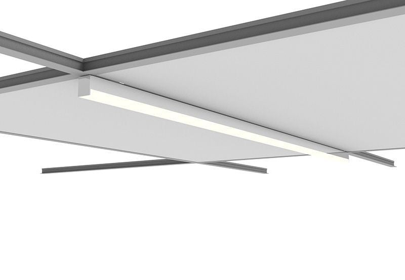 Westgate Lighting SCXT-8FT-40-80W-MCTP-D-DL  Grid Linear Lighting Sandy White
