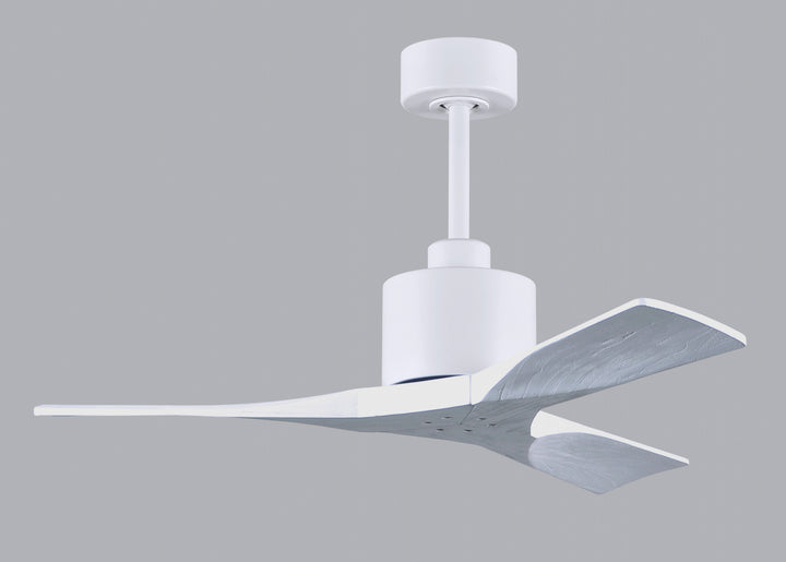 Matthews Fan Company Nan NK-MWH-MWH-42 Ceiling Fan - Matte White, Matte White/