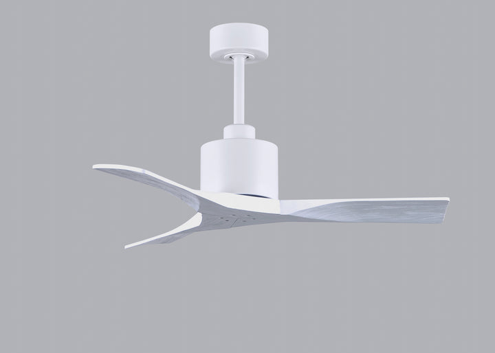 Matthews Fan Company Nan NK-MWH-MWH-42 Ceiling Fan - Matte White, Matte White/