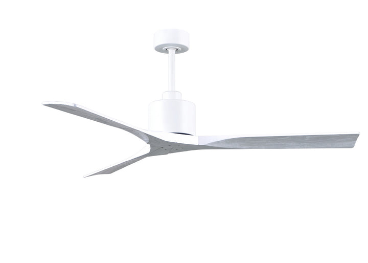 Matthews Fan Company Nan NK-MWH-MWH-60 Ceiling Fan - Matte White, Matte White/