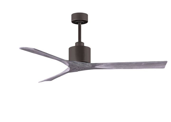 Matthews Fan Company Nan NK-TB-BW-60 Ceiling Fan - Textured Bronze, Barnwood Tone/
