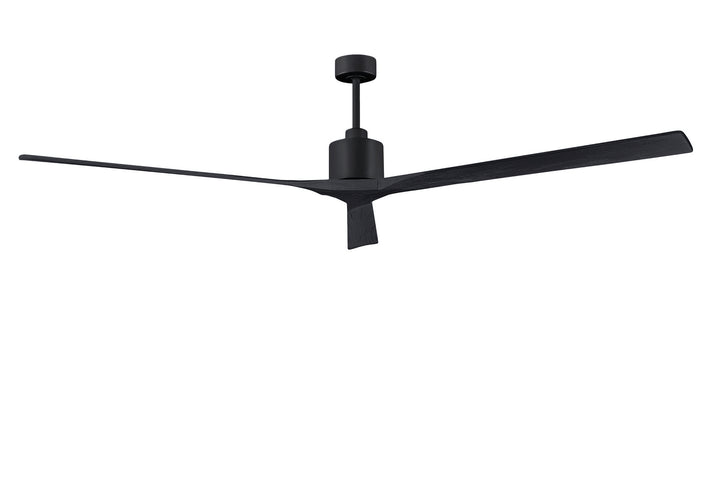 Matthews Fan Company Nan XL NKXL-BK-BK-90 Ceiling Fan - Matte Black, Matte Black/