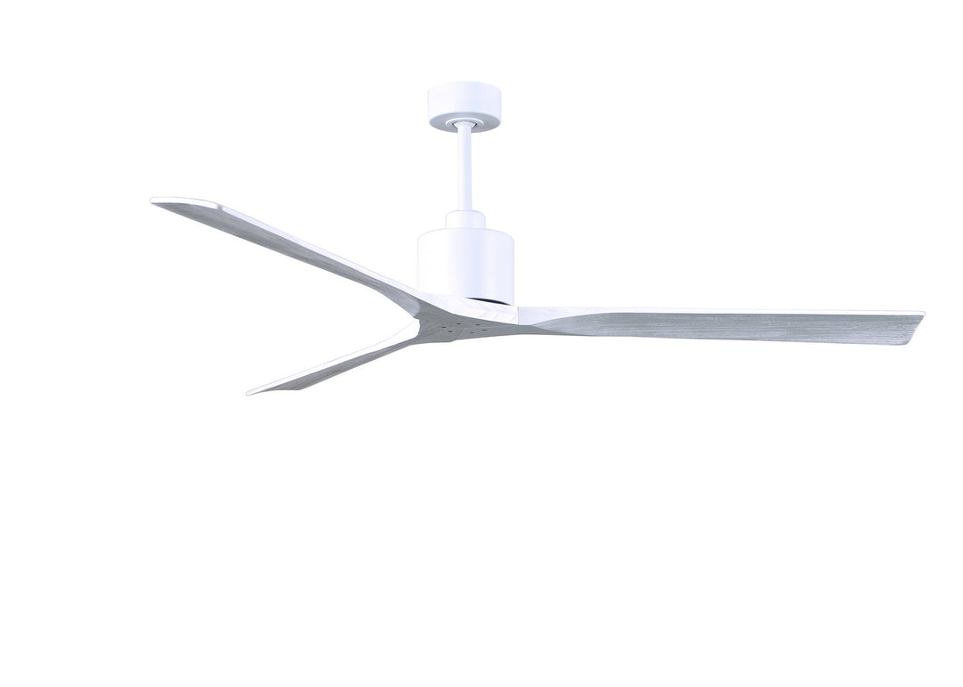 Matthews Fan Company Nan XL NKXL-MWH-MWH-72 Ceiling Fan - Matte White, Matte White/