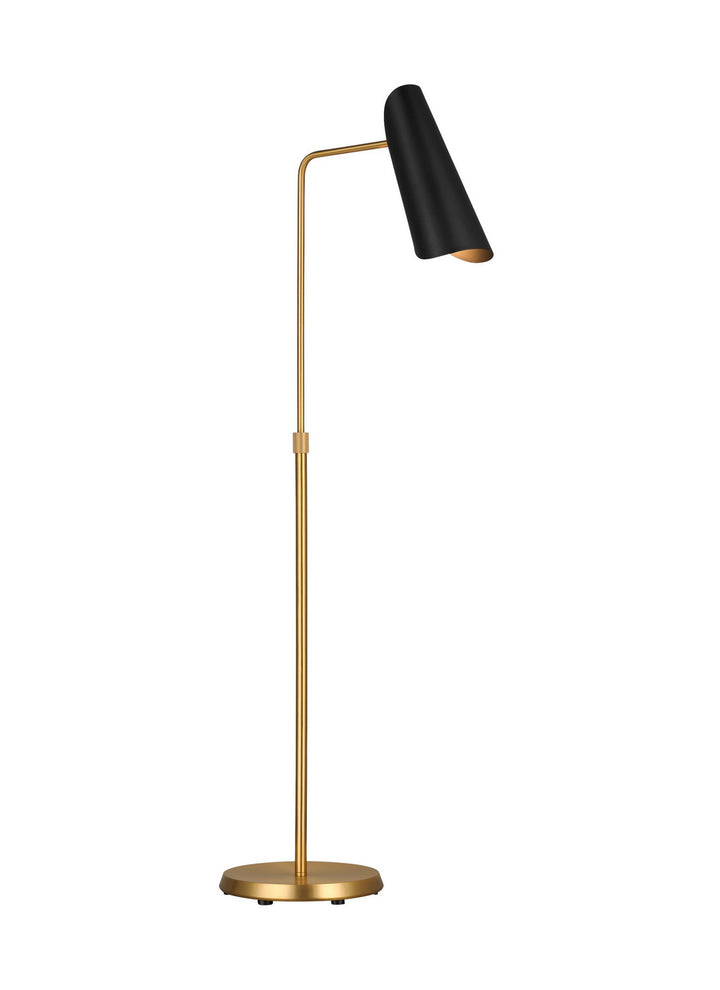 Visual Comfort Studio AET1001BBSMBK1 Tresa One Light Floor Lamp Lamp Brass