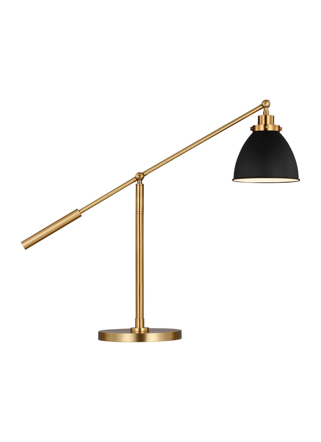 Visual Comfort Studio CT1101MBKBBS1 Wellfleet One Light Desk Lamp Lamp Brass