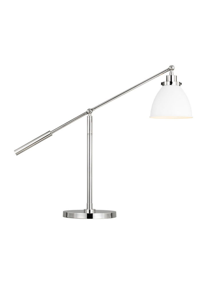 Visual Comfort Studio CT1101MWTPN1 Wellfleet One Light Desk Lamp Lamp Polished Nickel