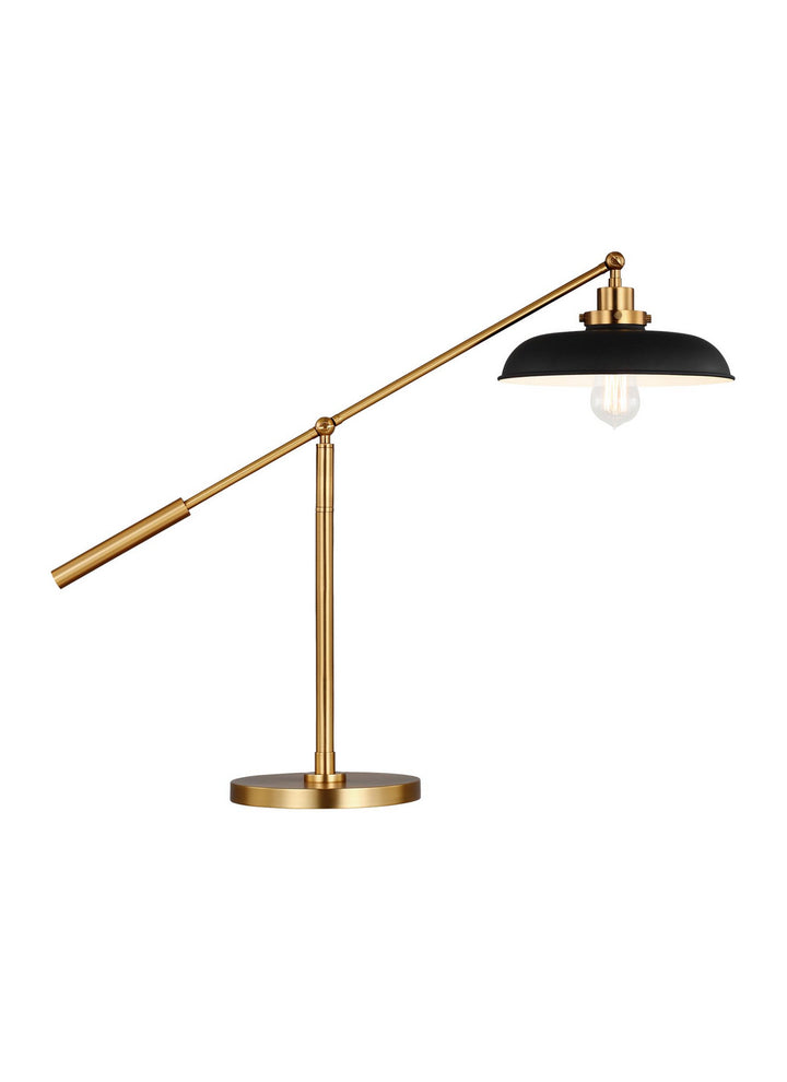 Visual Comfort Studio CT1111MBKBBS1 Wellfleet One Light Desk Lamp Lamp Brass - Antique