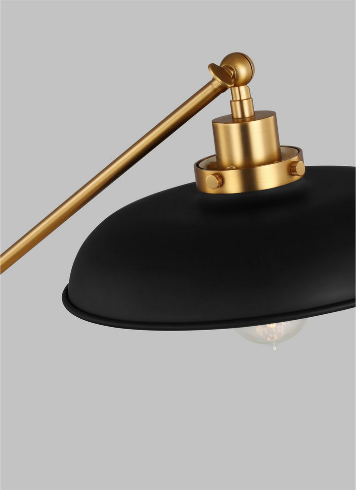 Visual Comfort Studio CT1111MBKBBS1 Wellfleet One Light Desk Lamp Lamp Brass - Antique