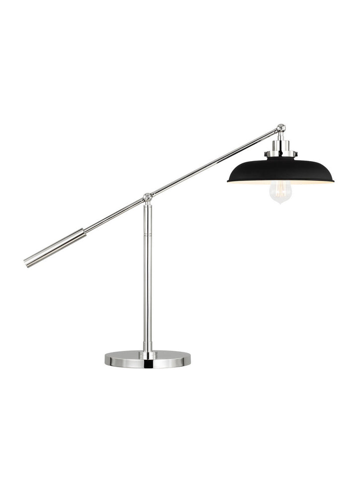 Visual Comfort Studio CT1111MBKPN1 Wellfleet One Light Desk Lamp Lamp Polished Nickel