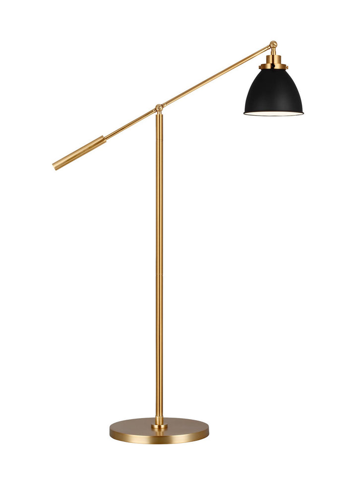 Visual Comfort Studio CT1131MBKBBS1 Wellfleet One Light Floor Lamp Lamp Brass - Antique