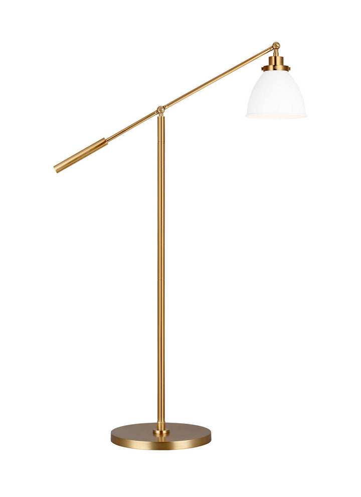 Visual Comfort Studio CT1131MWTBBS1 Wellfleet One Light Floor Lamp Lamp Brass - Antique