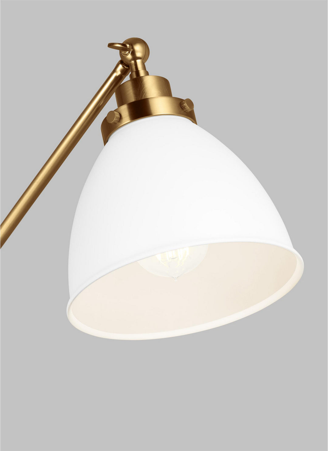 Visual Comfort Studio CT1131MWTBBS1 Wellfleet One Light Floor Lamp Lamp Brass - Antique