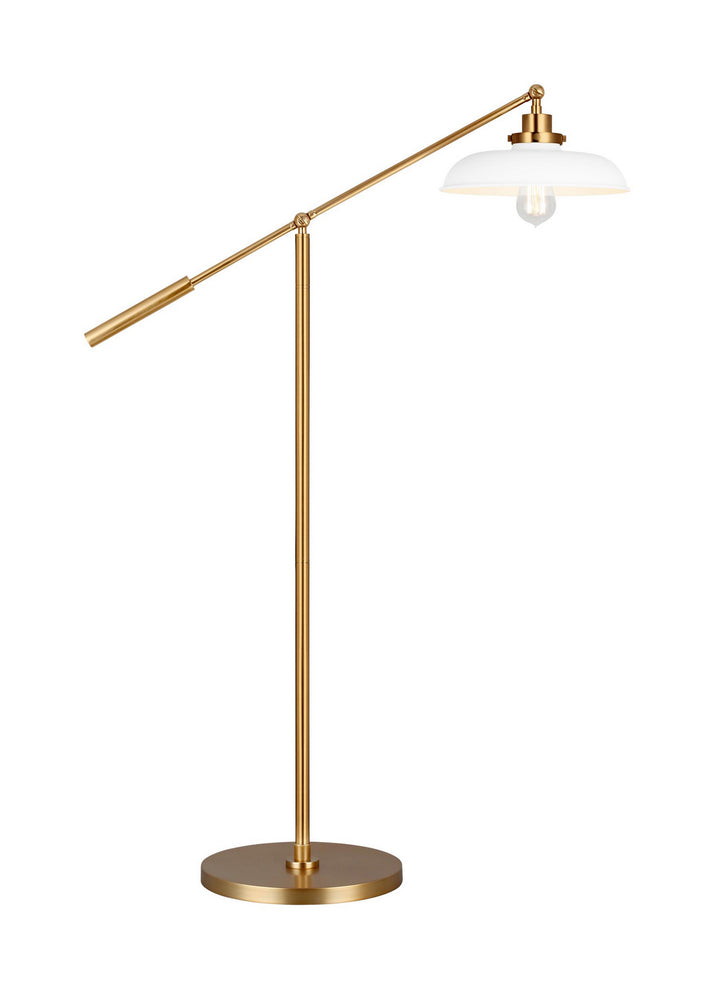 Visual Comfort Studio CT1141MWTBBS1 Wellfleet One Light Floor Lamp Lamp Brass