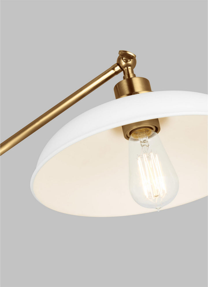 Visual Comfort Studio CT1141MWTBBS1 Wellfleet One Light Floor Lamp Lamp Brass