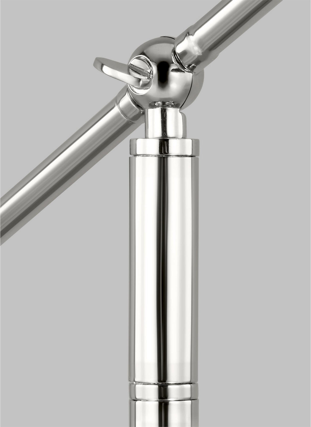 Visual Comfort Studio CT1141MWTPN1 Wellfleet One Light Floor Lamp Lamp Polished Nickel