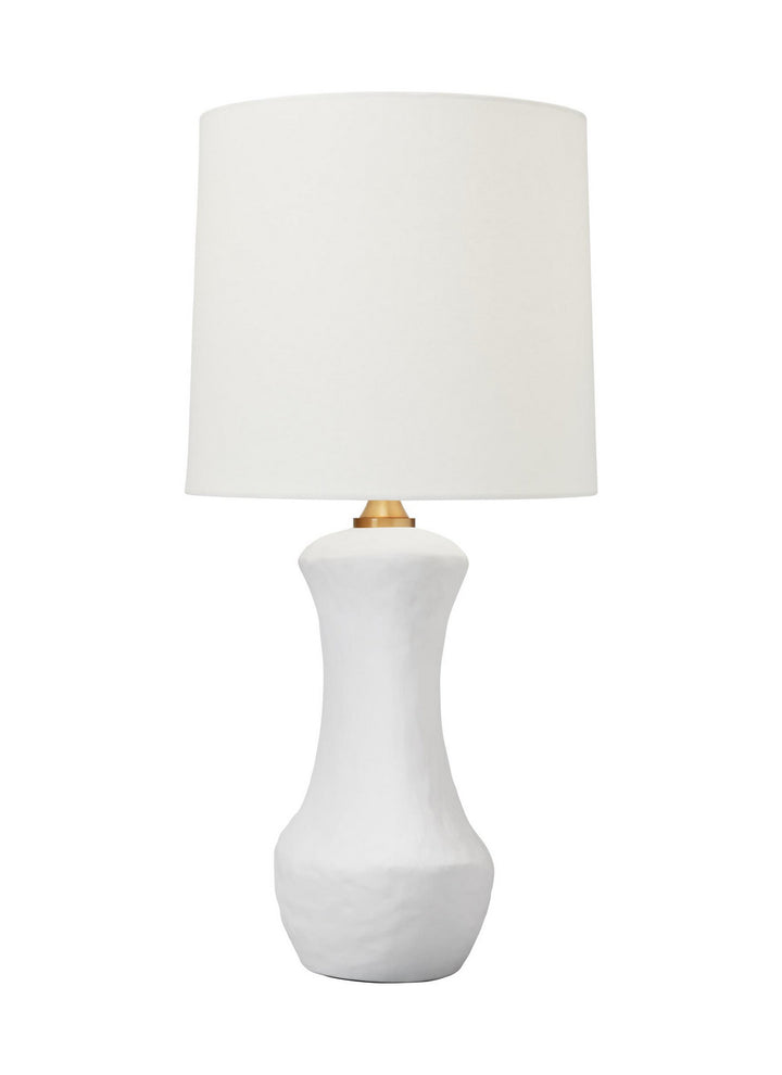 Visual Comfort Studio HT1021MWC1 Bone One Light Table Lamp Lamp White