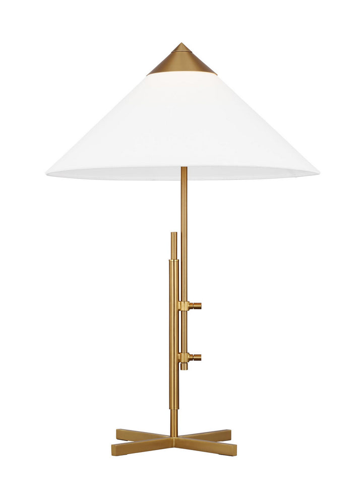 Visual Comfort Studio KT1281BBS1 Franklin One Light Table Lamp Lamp Brass - Antique