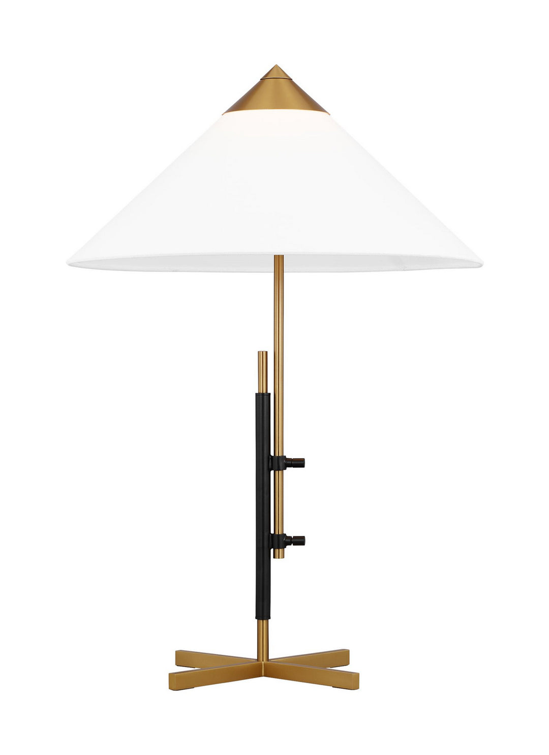 Visual Comfort Studio KT1281BBSBNZ1 Franklin One Light Table Lamp Lamp Brass - Antique
