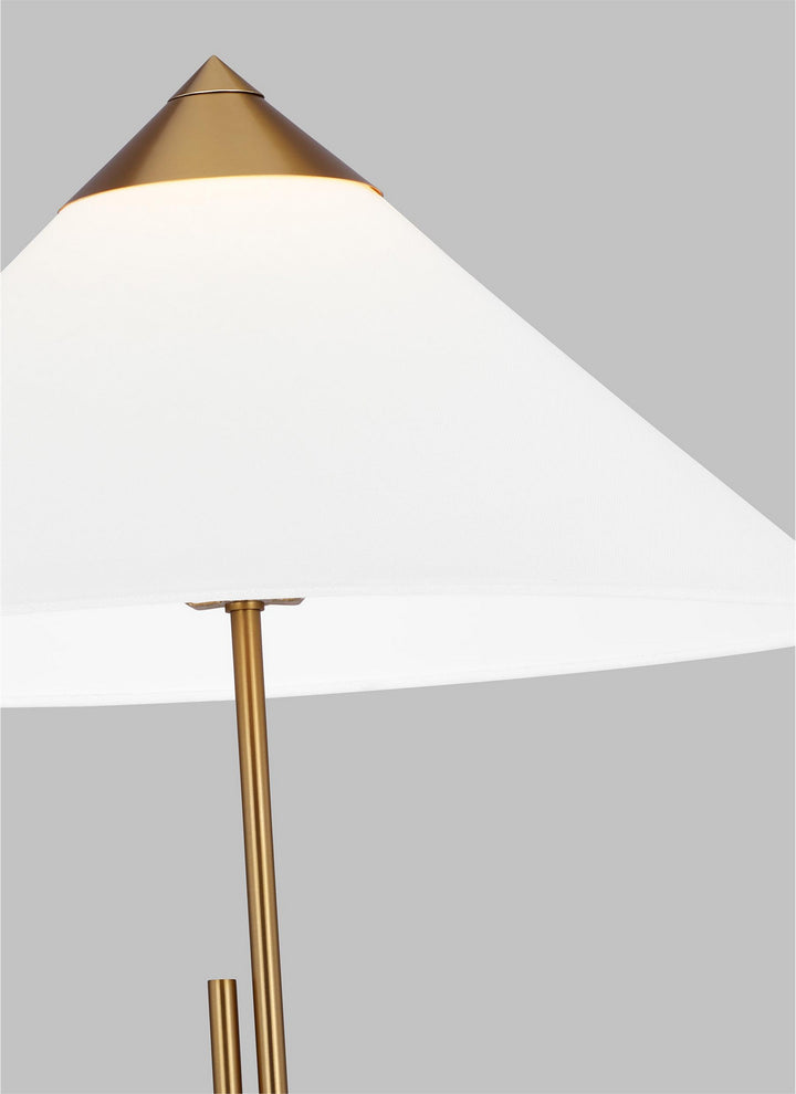 Visual Comfort Studio KT1291BBS1 Franklin One Light Floor Lamp Lamp Brass - Antique