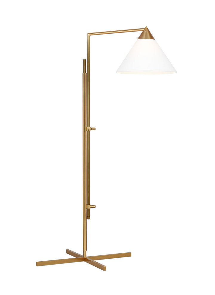 Visual Comfort Studio KT1301BBS1 Franklin One Light Floor Lamp Lamp Brass - Antique