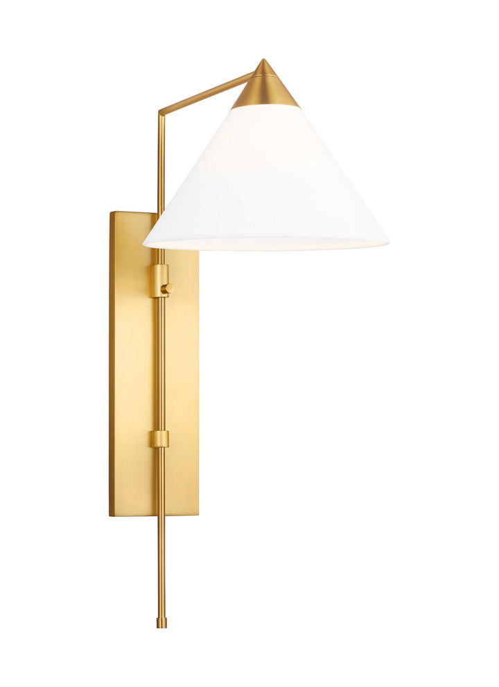 Visual Comfort Studio KWL1121BBS Franklin One Light Wall Sconce Lamp Brass - Antique